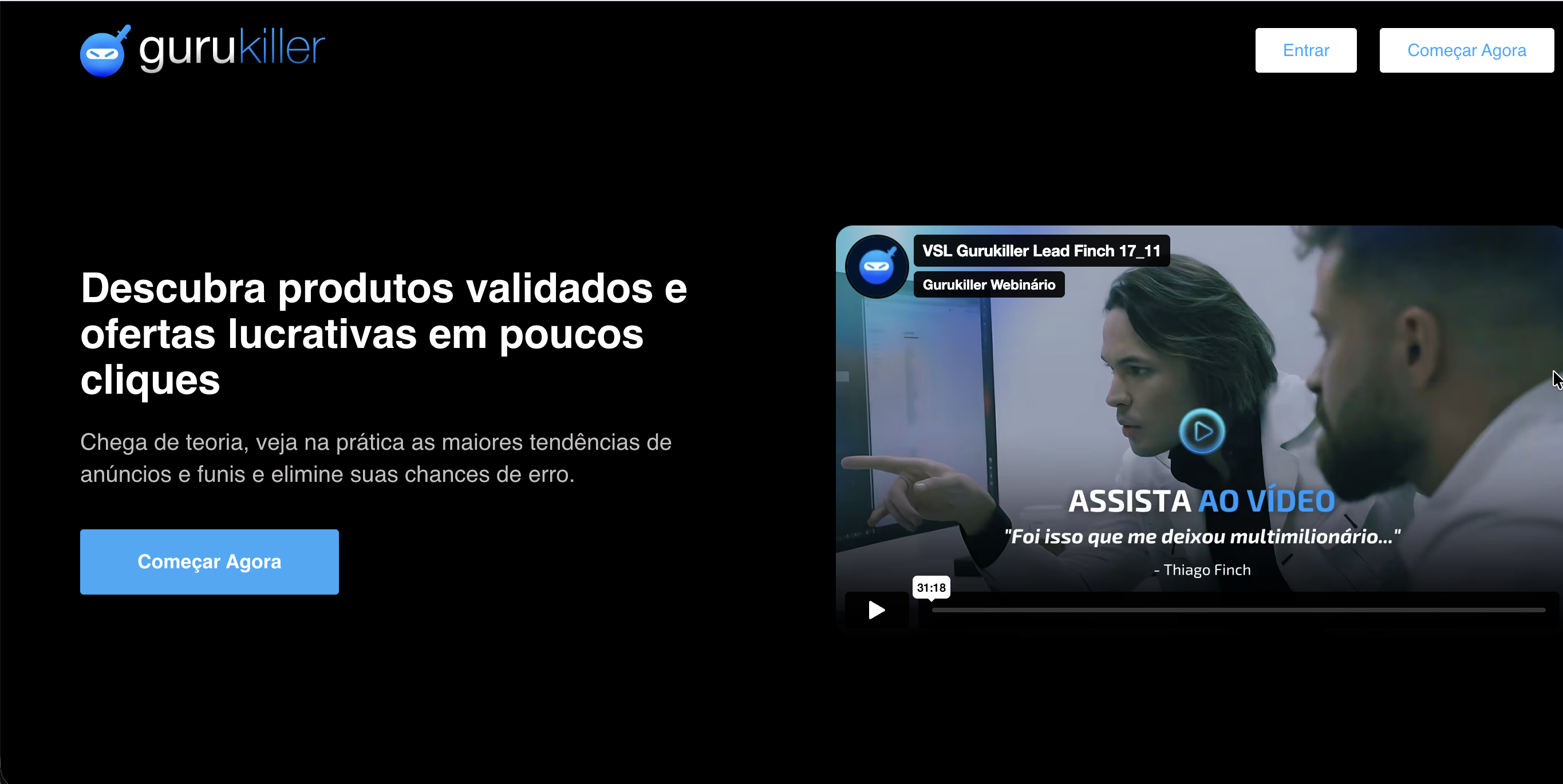 GuruKiller - Plataforma de IA para Marketing Digital